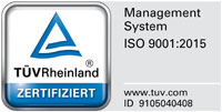 TÜV Rheinland Zertifizierung